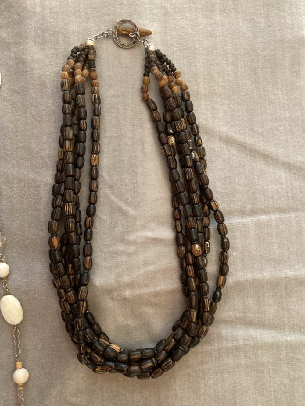 Silpada Layered Brown Bead Necklace